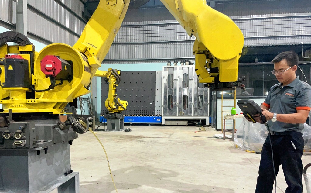 sửa chữa nâng cấp cánh tay robot công nghiệp tại Việt Nam