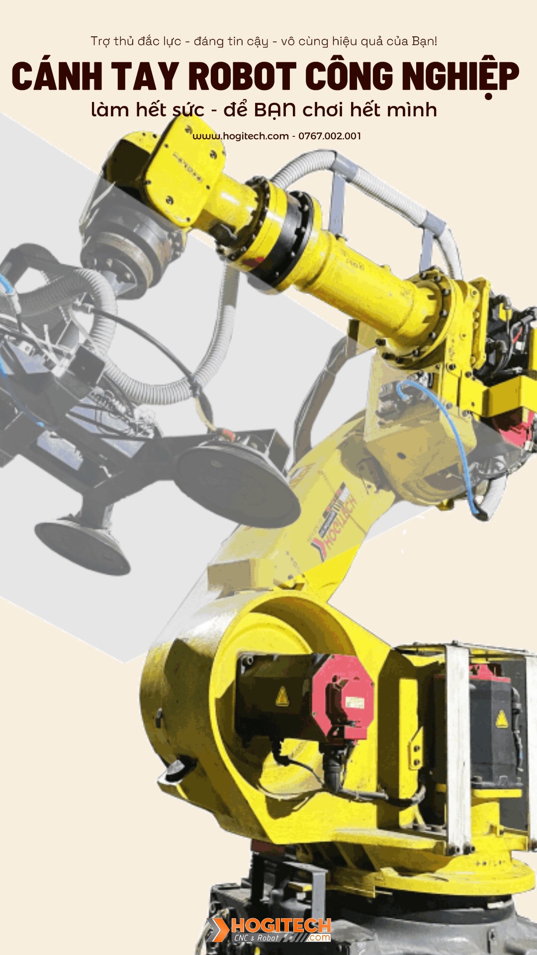 cánh tay roboto công nghiệp Hogitech